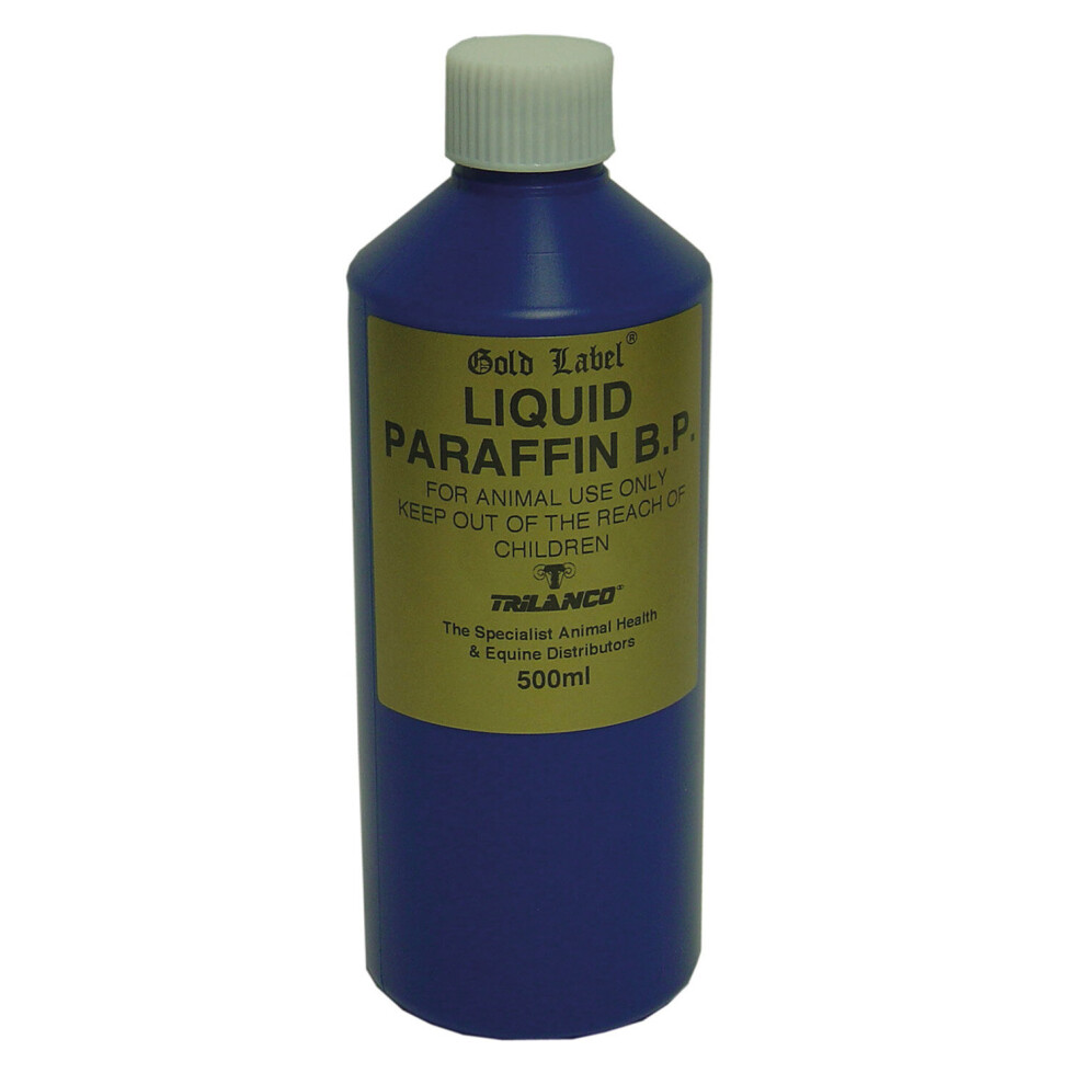 Label Liquid Paraffin B.p To Maintain A Healthy Gut For Horses Gold