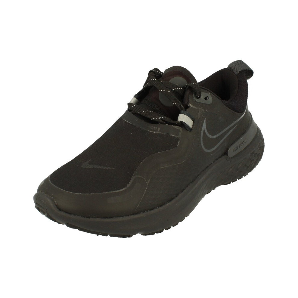 Nike (3.5) Womens React Miler Shield Running Trainers Cq8249 Sneakers Shoes