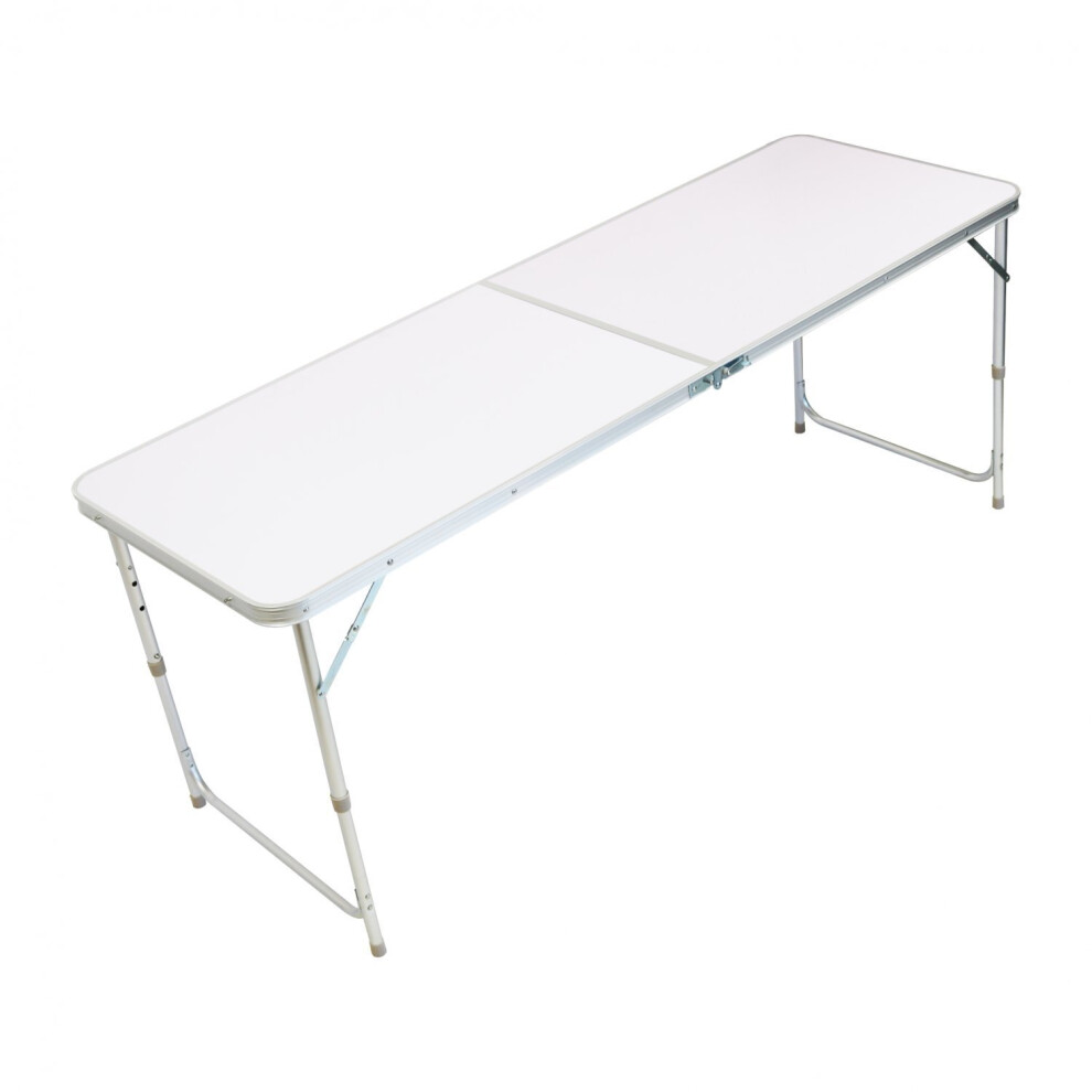 Oypla White 4ft Folding Camping Table