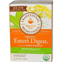 Traditional Medicinals, Belly Comfort Biologique, Menthe Poivrée, Sans Caféine, 16 Sachets de Thé Emballés, 0,99 oz (28 g)
