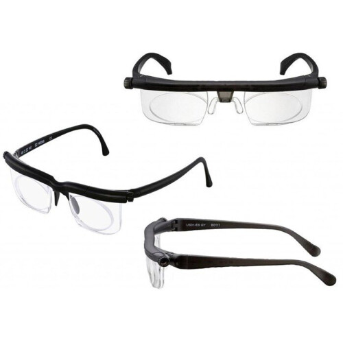 Adjustable Lens Eye Variable Focus Distance Zoom Dial Vision Glasses 1