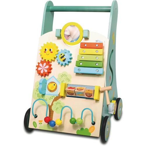 Nuby Educational Wooden Baby Walker 10 Months Plus on OnBuy