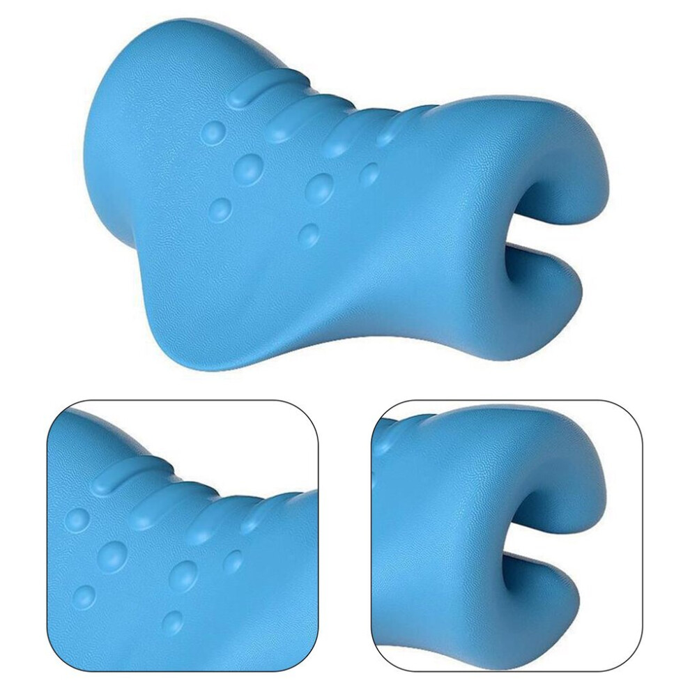 Lemon Tea7186 (A) Neck Shoulder Stretcher Relaxer Cervical Chiropractic Traction Device Pillow For Pain Relief Cervical Spine Alignment Gift