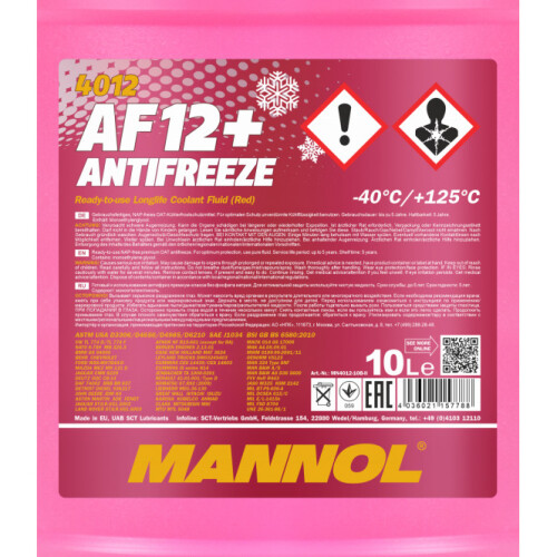 MANNOL MANNOL MN4012-10 Antigel 10L Rouge 2