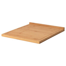 (LÄMPLIG Chopping board, bamboo46x53 cm) iKEA LÄMPLIG Wooden Large Cutting Chopping Serving Board,Use Both Sides,Two Size