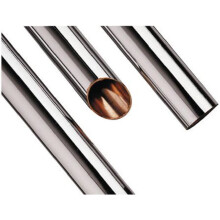 Chrome Plated Copper Tube 200mm 15mm Solid pipe Radiator Tails ETC Pack 2