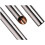 Chrome Plated Copper Tube 200mm 15mm Solid pipe Radiator Tails ETC Pack 2 1