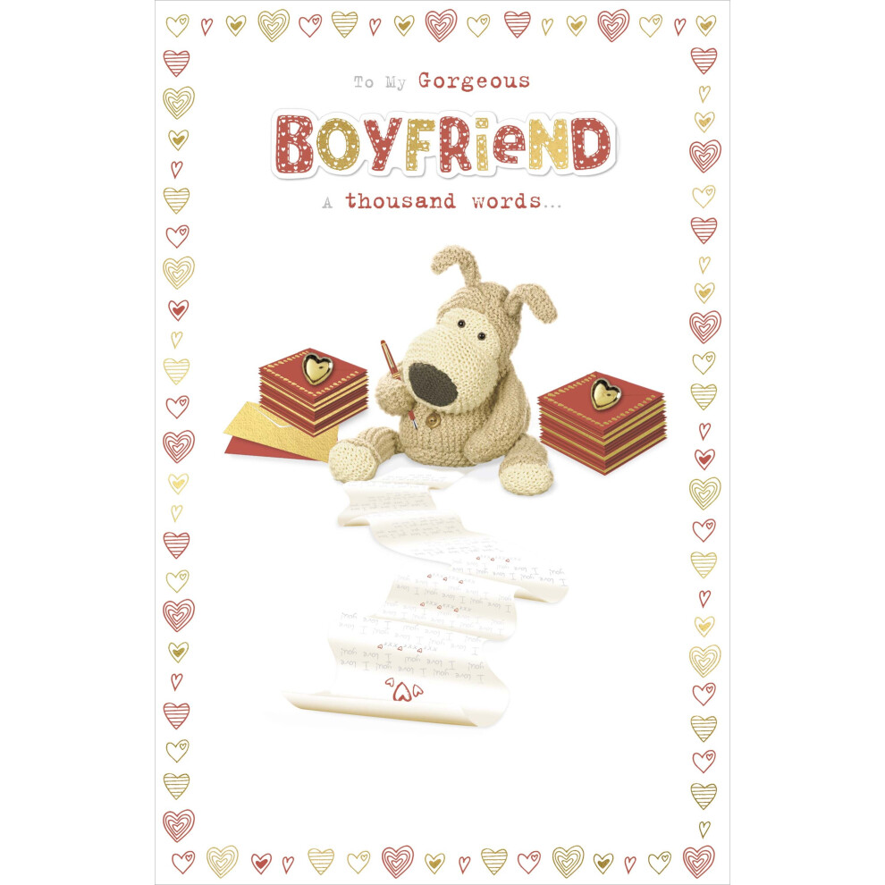 Boofle Gorgeous Boyfriend Valentine's Day Greeting Card Cute Valentines Cards