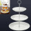 3 Tier Plastic Cake Stand Afternoon Tea Wedding Plates Party Embossed 5