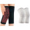 (Black, M) Compression Self Heating Knee Warmers 1