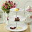 3 Tier Plastic Cake Stand Afternoon Tea Wedding Plates Party Embossed 6