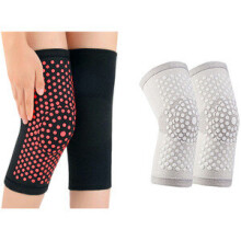 (Black, L) Compression Self Heating Knee Warmers