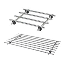 ( 1xSmall Pot stand,18x18cm+1xLarge Pot Stand50x28cm) Ikea Stainless Steel Cooking Rack Trivet Pot Pan Stand Hot DishesTable Protector