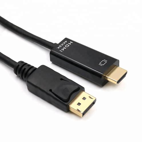 (1 Metre) DISPLAYPORT DP TO HDMI HD GOLD PLATED CABLE - 1m / 2m / 3m / 5m