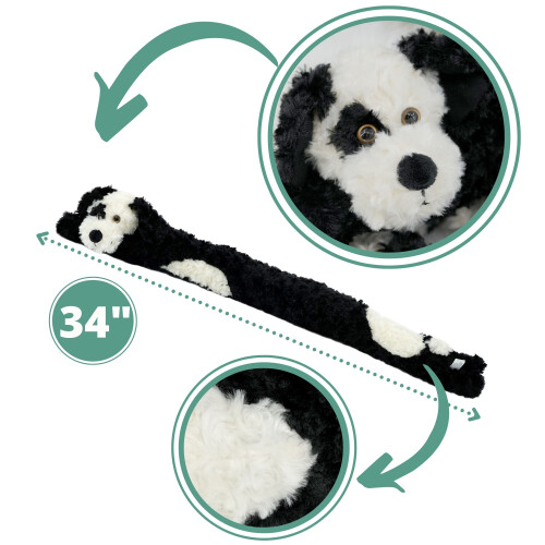 The Magic Toy Shop (Black Dog) Novelty Micro-Fleece Draught Excluder 2