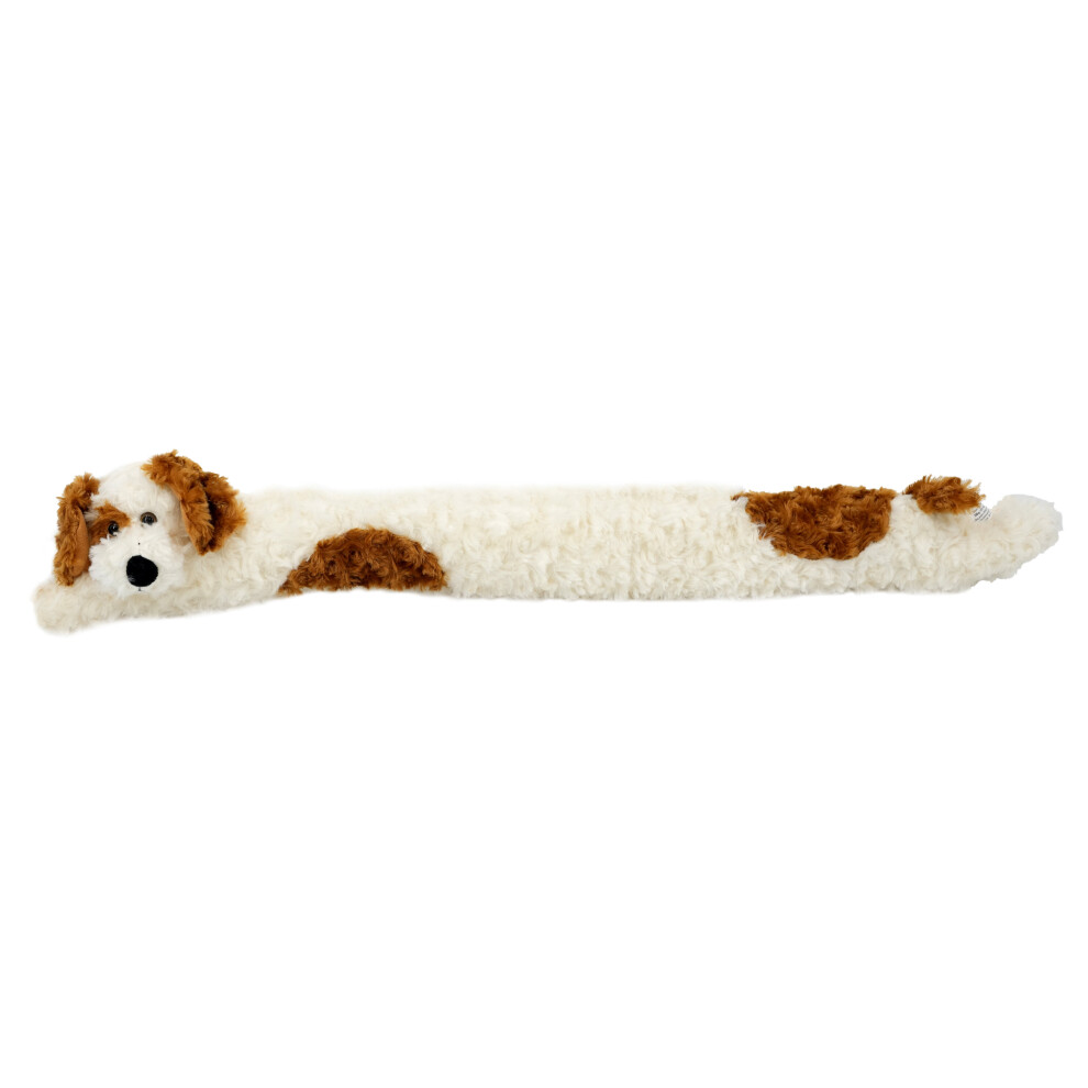 (Cream Dog) Novelty Micro-Fleece Draught Excluder