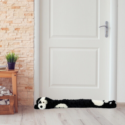 The Magic Toy Shop (Black Dog) Novelty Micro-Fleece Draught Excluder 1