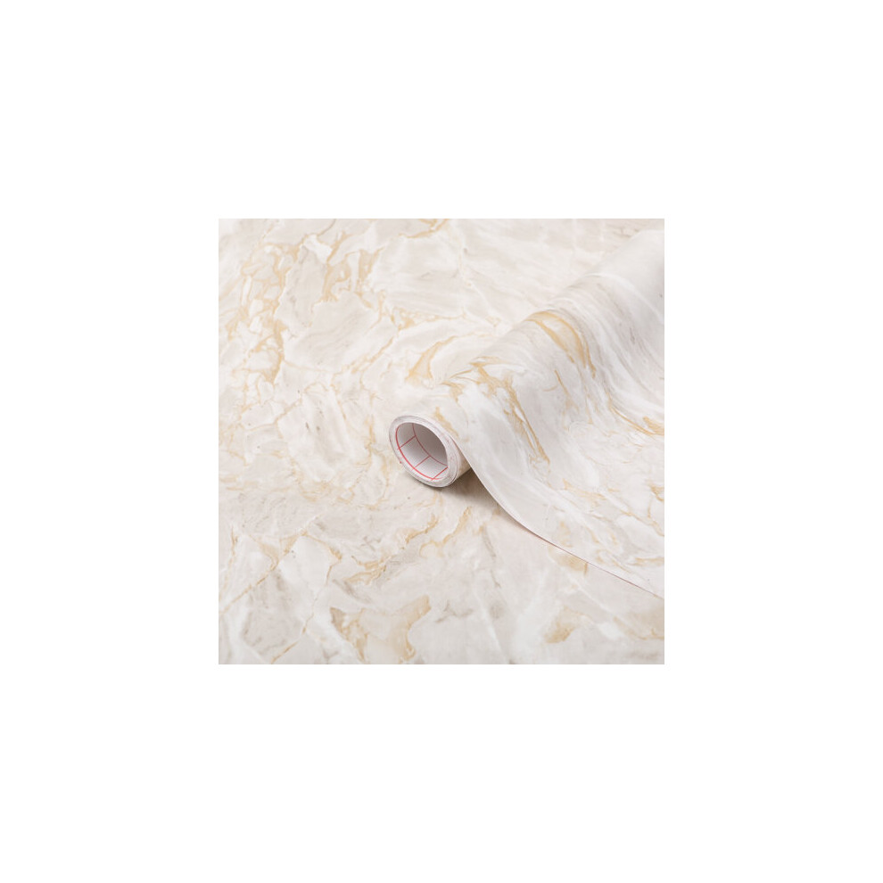 MARBLE CORTES GREY & GOLD sticky back plastic vinyl wrap film (90cm x 2.1m)