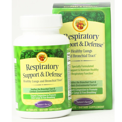 Nature's Secret, Supporto e Difesa Respiratoria, 60 Comprimati