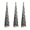 Selections Set of Three Expanding Willow Garden Obelisks (1.5m) 1