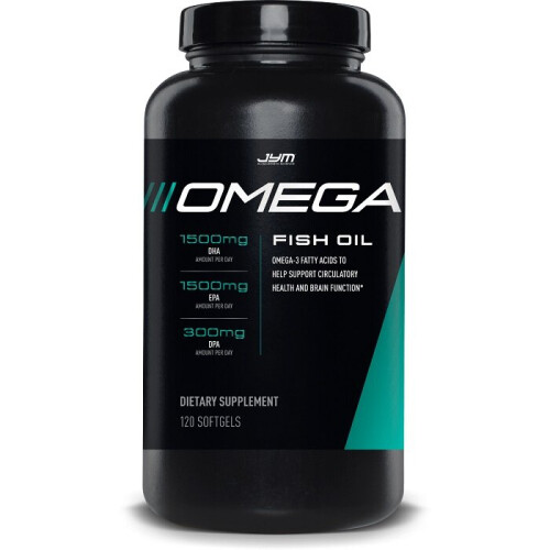 JYM Supplement Science, Omega Fischöl, 120 Weichkapseln