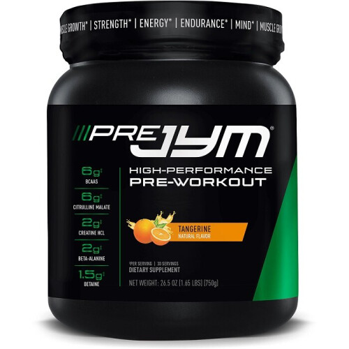 Pre JYM 30 Servings Tangerine
