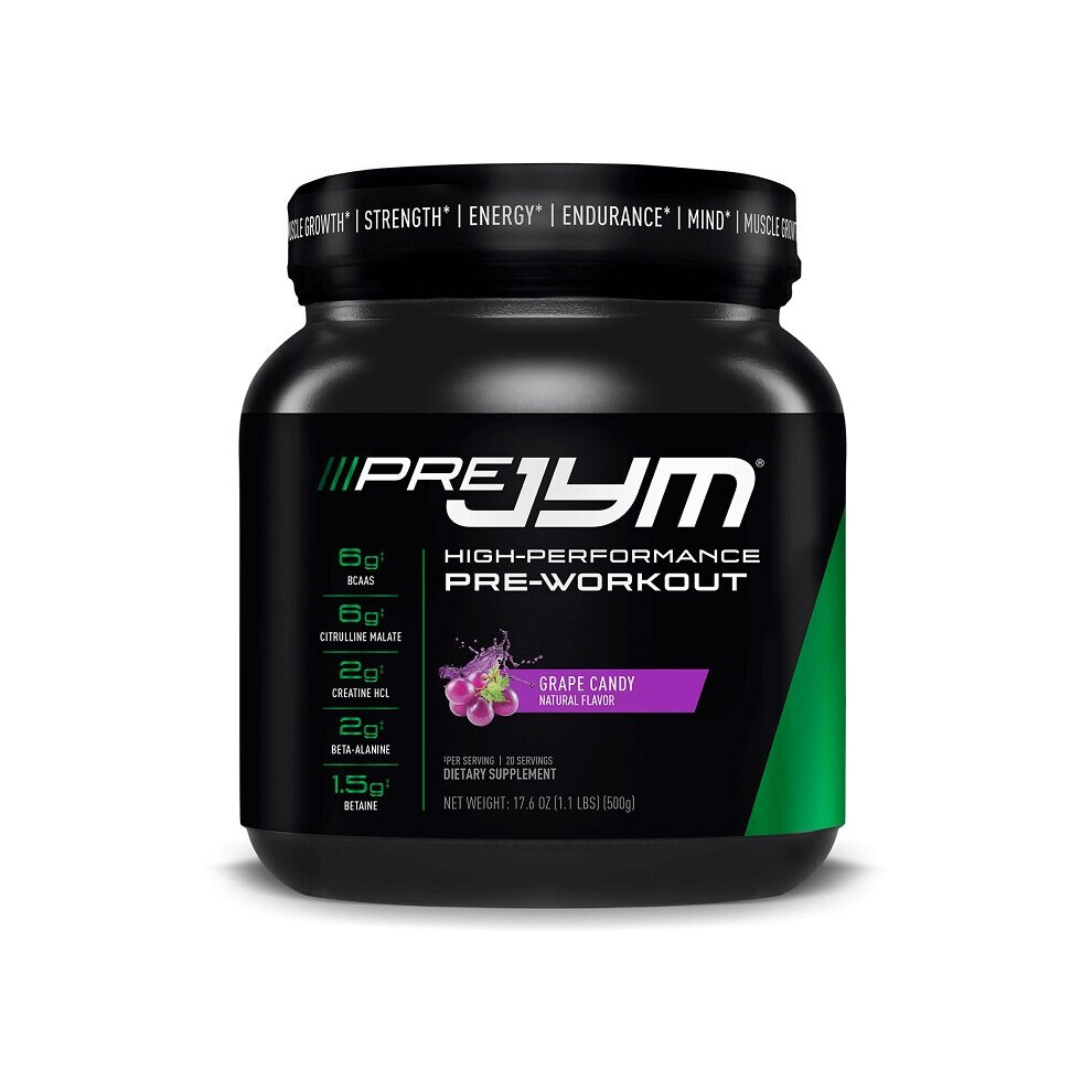 Pre JYM 20 Servings Grape Candy