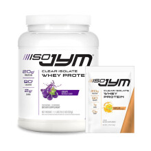 JYM Supplement Science, Clear Isolate Whey Protein, Traube, 1,1 Pfund (18,3 Unzen)