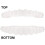 Snap On Top και Bottom Veneers Οδοντοστοιχίες Ψεύτικα δόντια Κάλυψη οδοντικών δοντιών 4