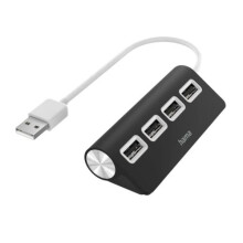 Hama External 4-Port Usb 2.0 Hub Usb Powered Black 00200119