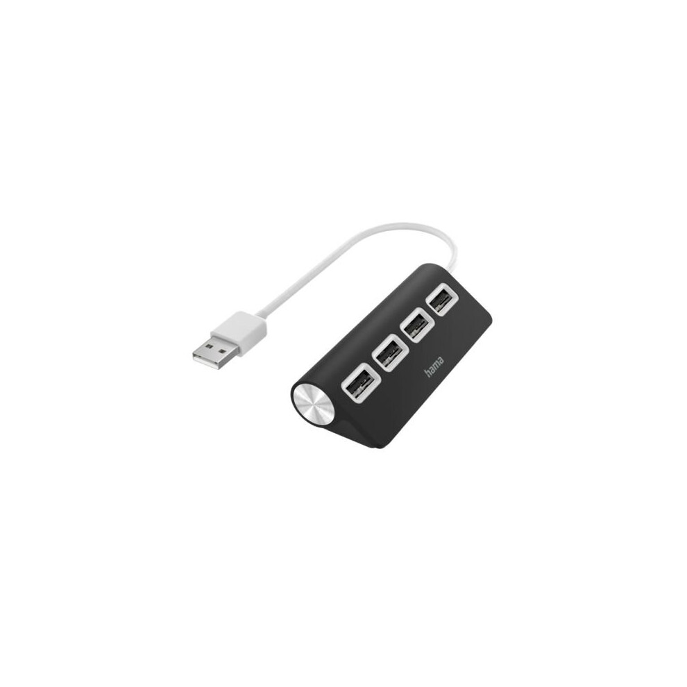 Hama External 4-Port Usb 2.0 Hub Usb Powered Black 00200119
