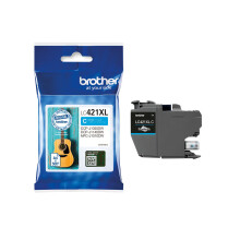 Cartuccia d'inchiostro LC421XLC - BROTHER - 500 pagine ciano ad alto rendimento - Per DCP-J1050DW