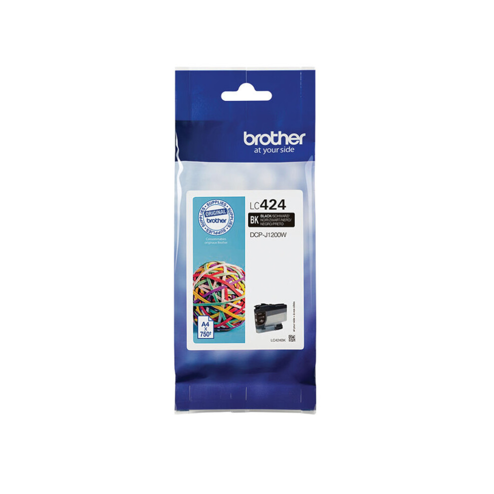 Brother Ink Cartridge Lc424bk Ba81044 Black