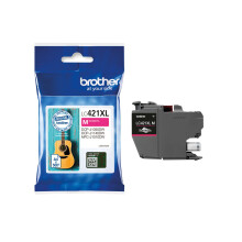 Cartucho de tinta LC421XLM - BROTHER - Magenta de alto rendimiento de 500 páginas - Para DCP-J1050DW, MFC-J1010DW y DCP-J1140DW