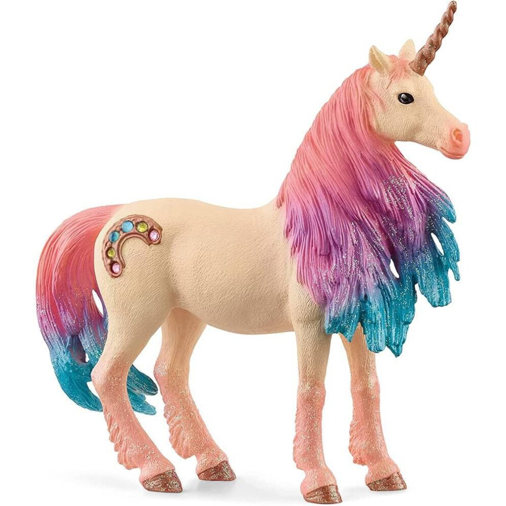 Schleich Bayala Marshmallow Unicorn Mare Figure Toy Multicolour