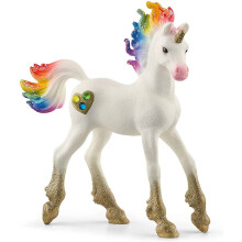 Schleich Bayala Rainbow Love Unicorn Foal Figure Toy Multicolour