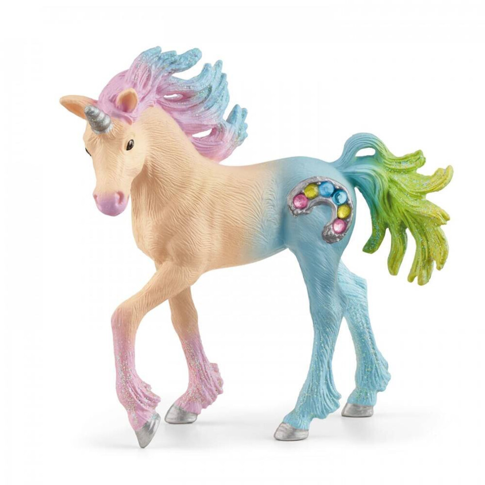 Schleich Marshmallow Unicorn Foal Figure Toy Multicolour - Image 4