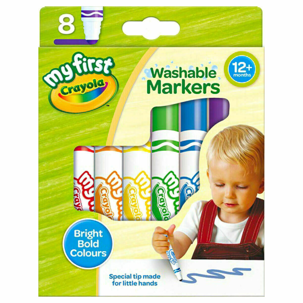 Crayola My First Washable Crayola Markers (Pack of 8)