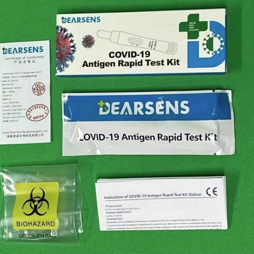 COVID19 Antigen Saliva Rapid Test atHome Self Test Results on OnBuy