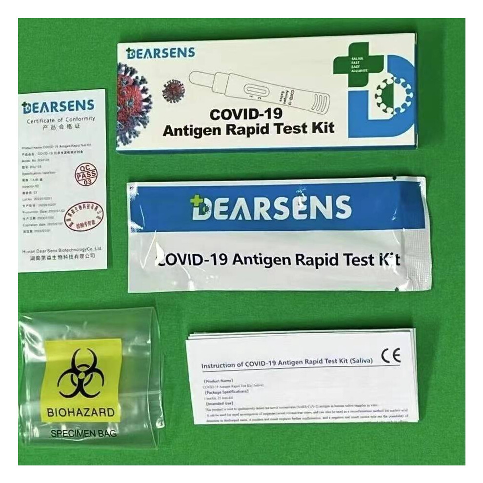 COVID-19 Antigen Saliva Rapid Test at-Home Self Test Results