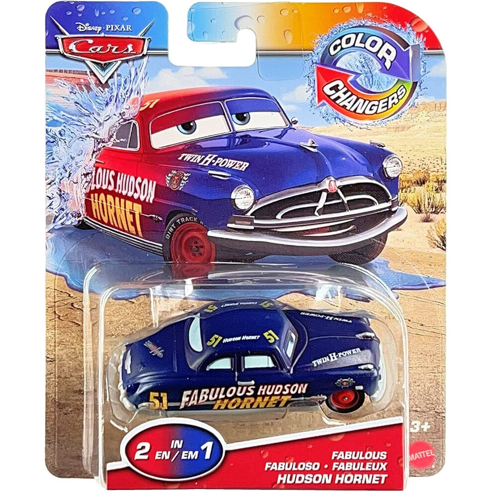 Disney Cars Disney Pixar Cars 2022 Color Changers Fabulous Hudson Hornet