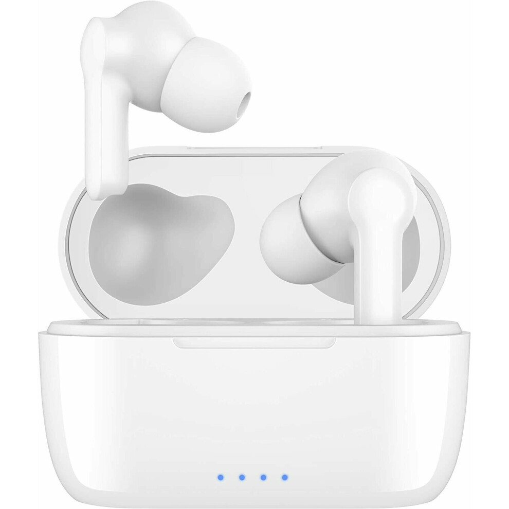 Wireless Earbuds Headphones Bluetooth 5.0 Headphones Noise Cancelling White 882811492171