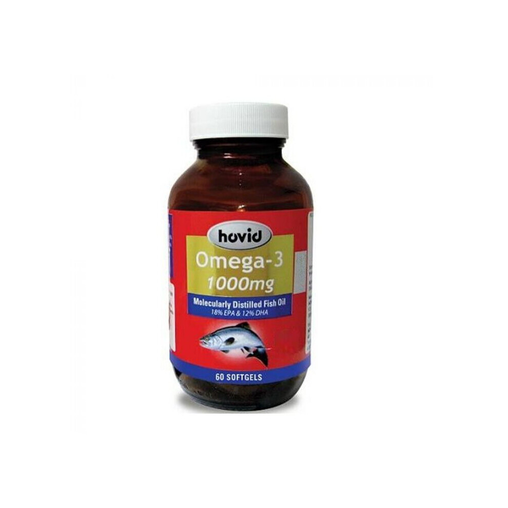Hovid Omega-3 1000 Mg Capsules 60'S Benefit For Heart Health