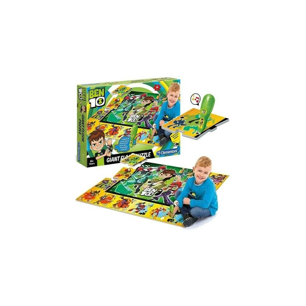 Clementoni Ben 10 Interactive Puzzle Electronic Game 24 Piece