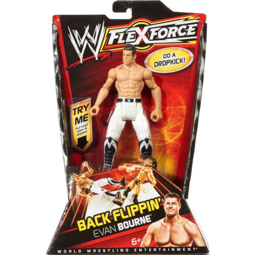 WWE FlexForce Back Flippin' Evan Bourne Action Figure
