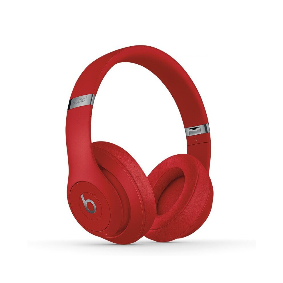 (Red) Beats Studio 3 Bluetooth Wireless Headphones Red 848447009237
