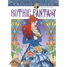 Creative Haven Gothic Fantasy Coloring Book