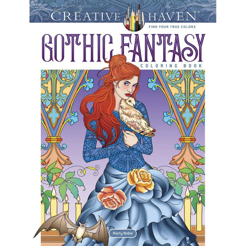 Creative Haven Gothic Fantasy Coloring Book