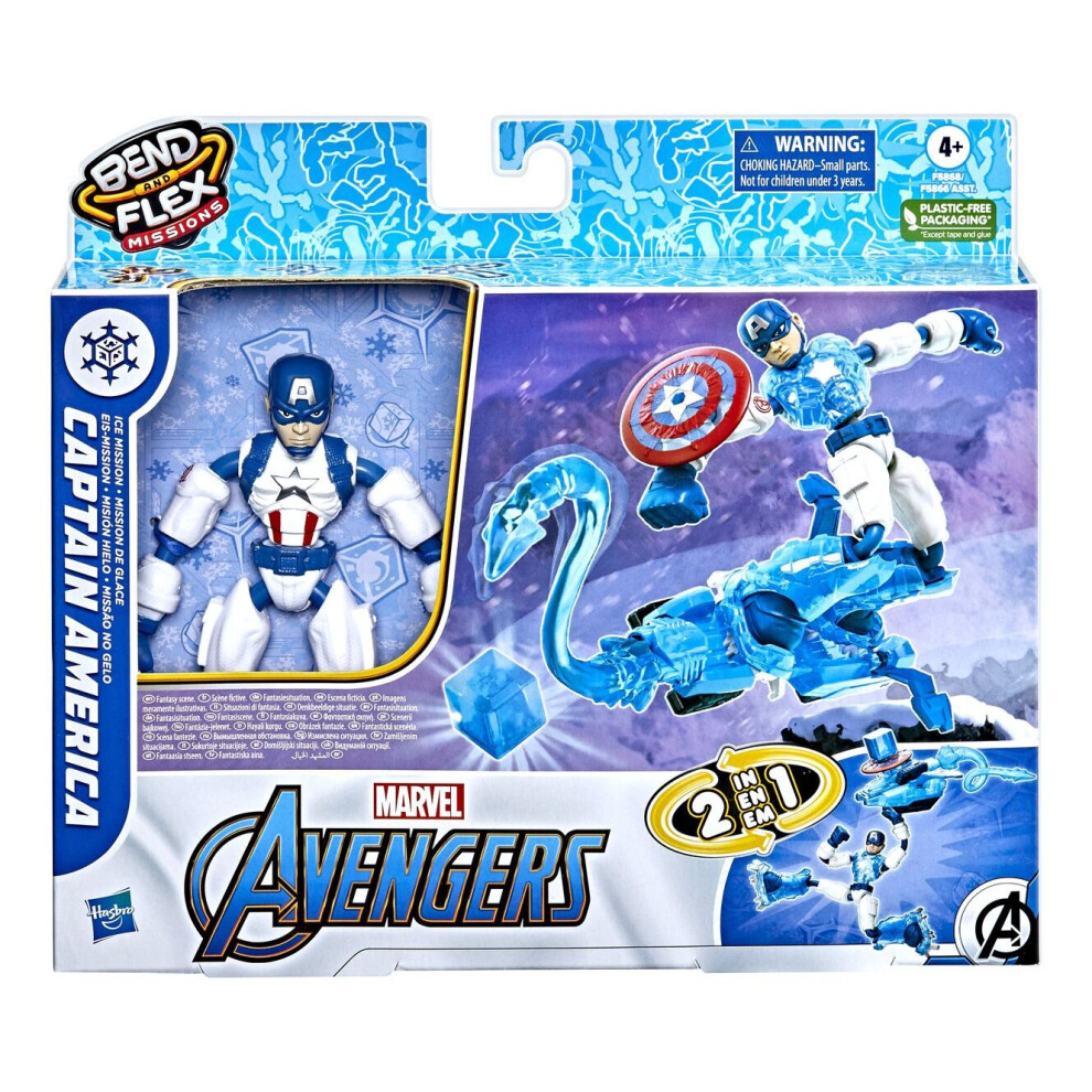 Marvel Avengers Bend and Flex Cap Ice Mission