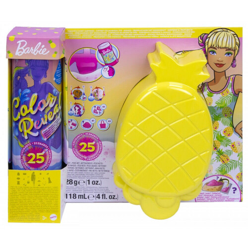 Barbie Color Reveal Pop Pineapple Scent Doll With 25 Surprises